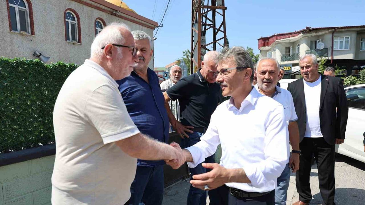 Erenler'de mahalle dönüşümü sürüyor: Dinç saha incelemesinde