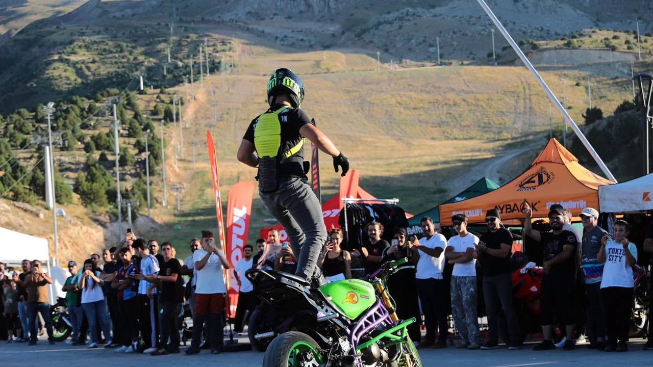 Ergan Dağı'nda adrenalin ve doğa festivalinde buluştu