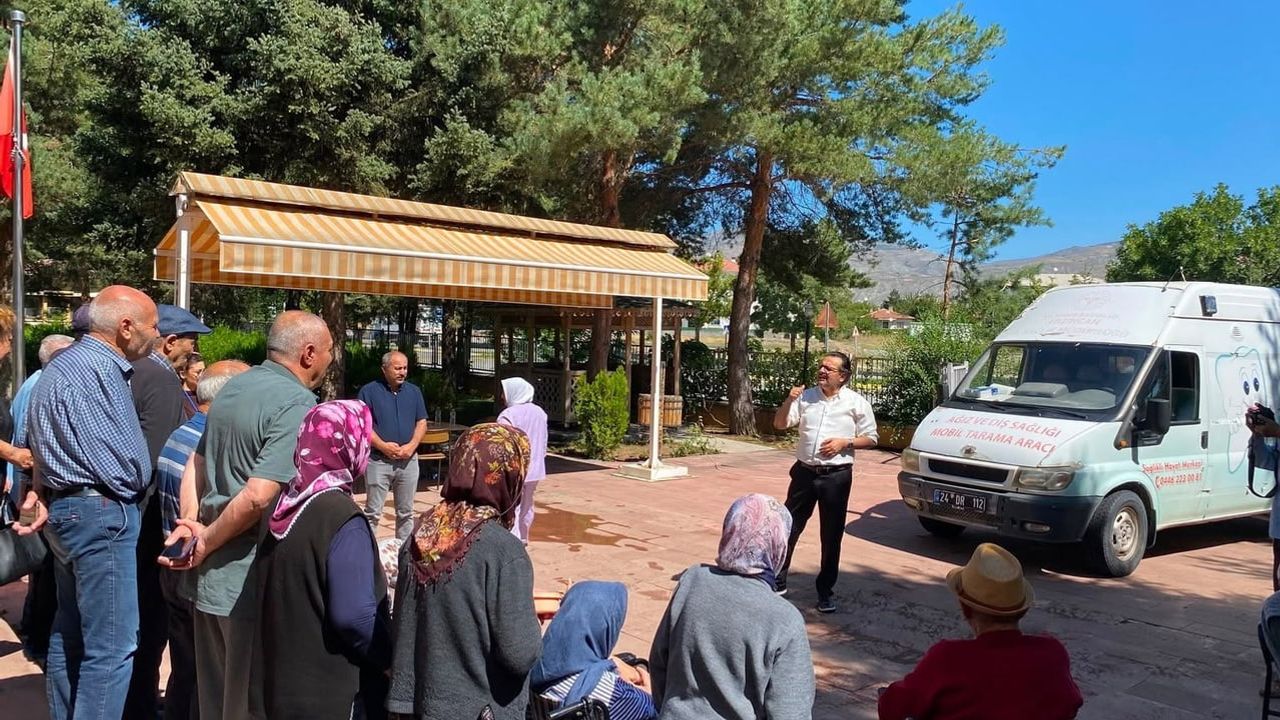 Erzincan'da huzurevinde yaşam enerjisini güçlendiren sağlık eğitimi