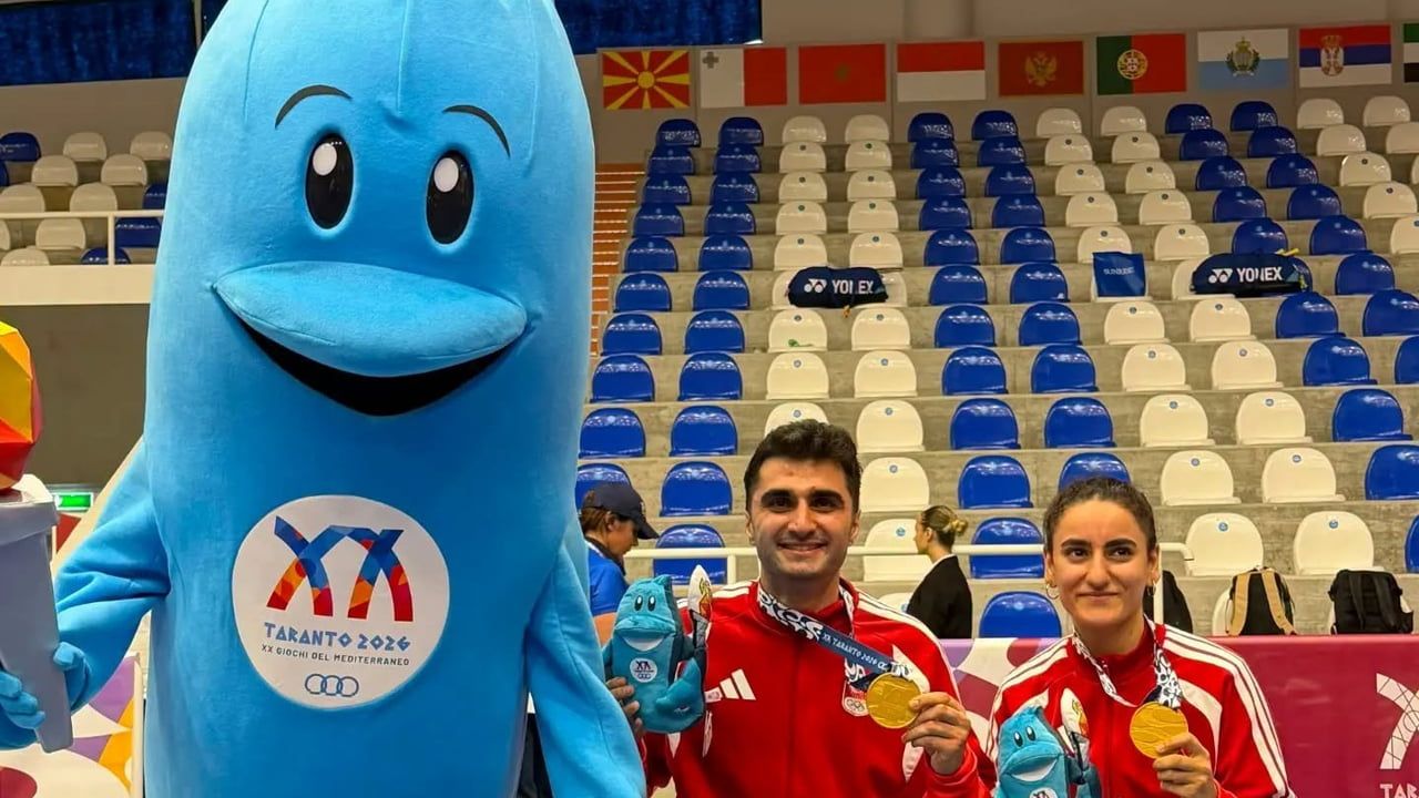 Erzincanlı ikili Taranto'da tarih yazdı: karışık çiftlerde altın madalya