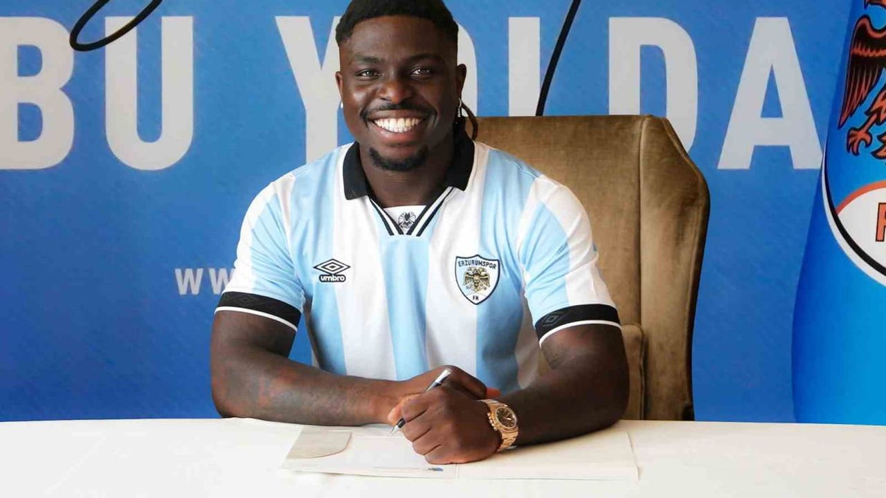 Erzurumspor'a deneyimli sağ bek: Festy Ebosele resmen kadroda