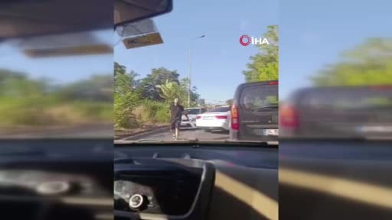 Esenyurt'ta trafikte bıçakla lastik kesme olayı: şüpheliye 180 bin lira ceza