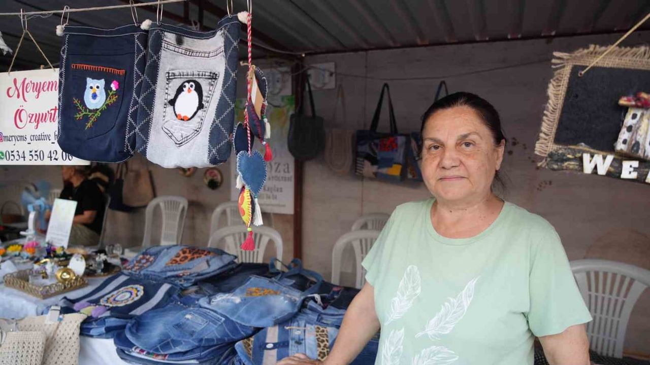 Eski kotlardan yeni kazanç: Meryem'in el emeği çanta serüveni