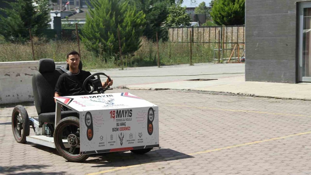 Eski parçalarla yeni yol: öğrencilerden elektrikli araç atılımı
