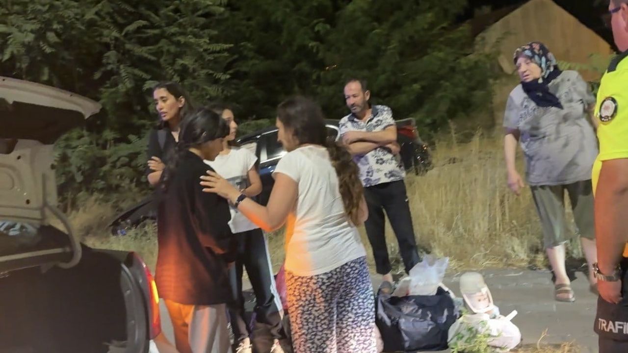 Eskişehir çevre yolunda çarpışma: mahalle sakinlerinden kazazedeye ev daveti