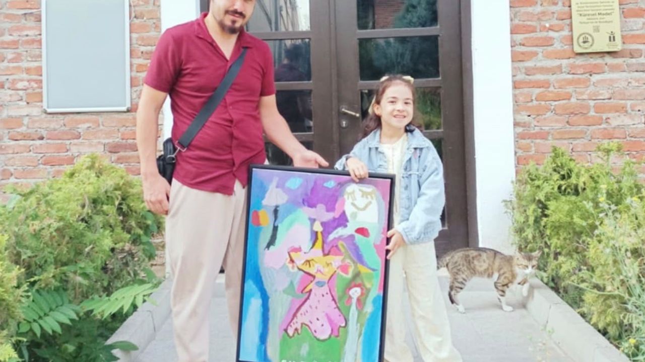 Eskişehir sergisinde küçük ressamın beklenmedik yıldızı
