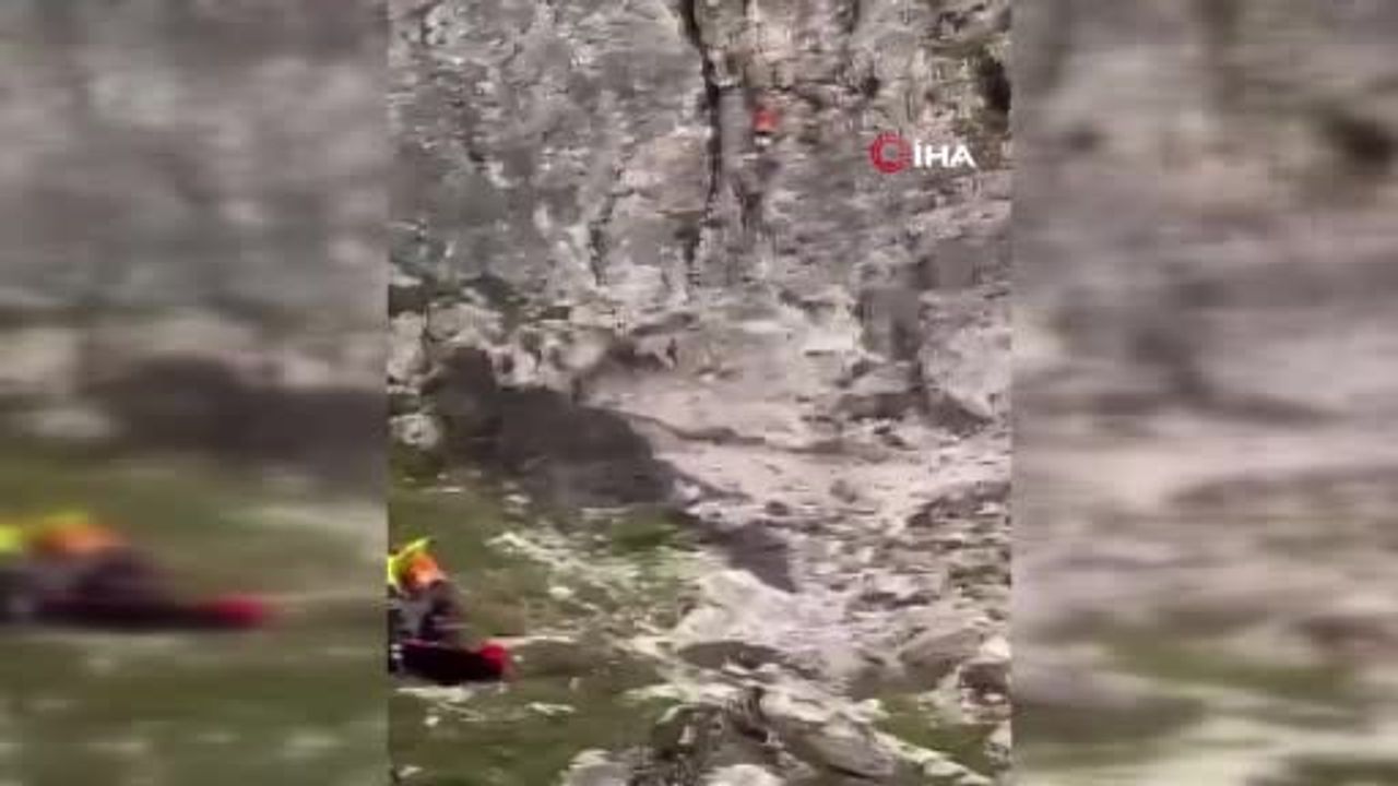 Falzarego Kuleleri'nde sedye kaydı: sağlık çalışanı birkaç metre boyunca yuvarlandı