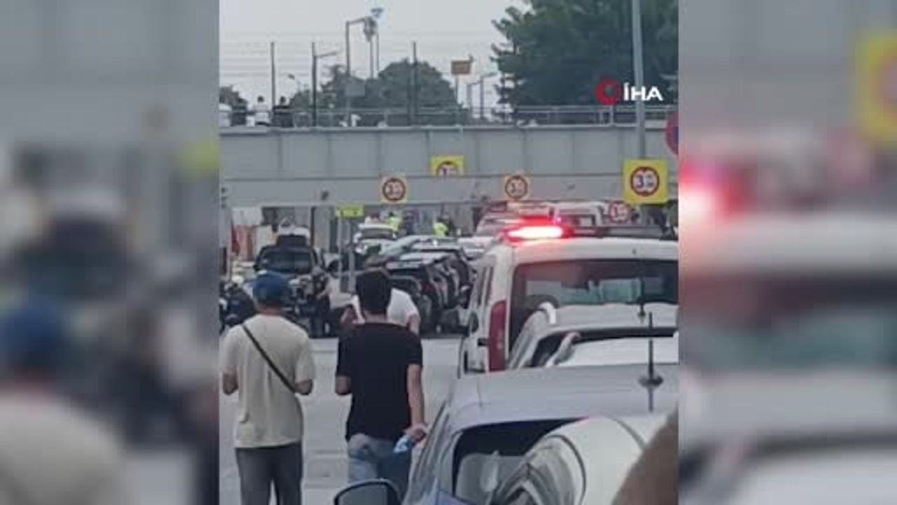 Fatih'te bıçaklı saldırı sonrası kaçan şüpheli ayağından vurularak yakalandı