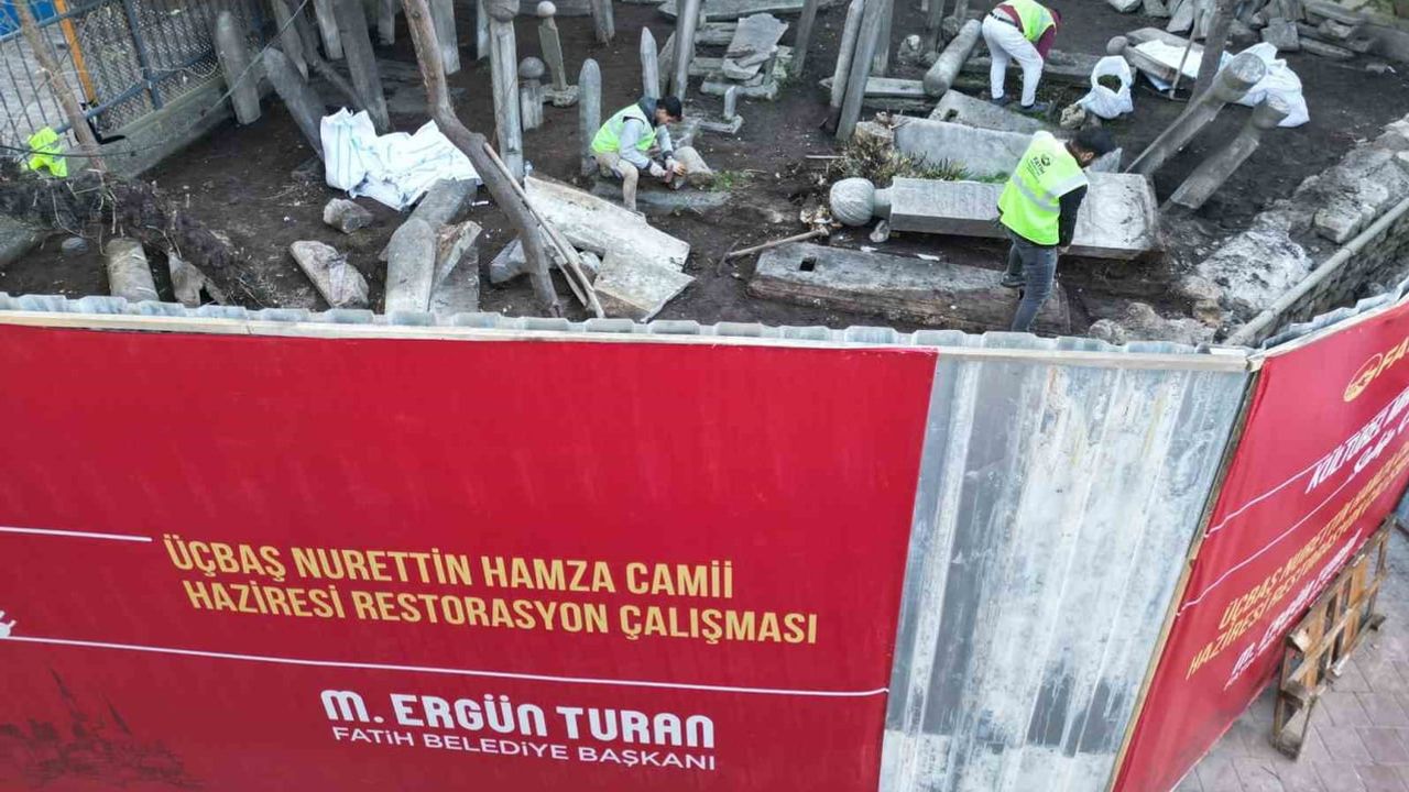 Fatih'te Osmanlı hazireleri bilimsel yöntemlerle aslına uygun ihya ediliyor