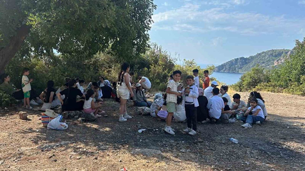 Fethiye'de kara müdahalesi: 19 yetişkin ve 20 çocuk yakalandı
