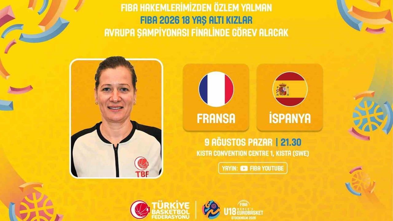 Finalde düdük çalacak Türk hakem Özlem Yalman