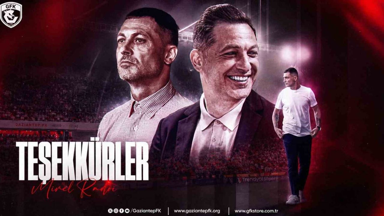Gaziantep fk'de teknik kadro değişimi: Mirel Radoi ile yollar ayrıldı