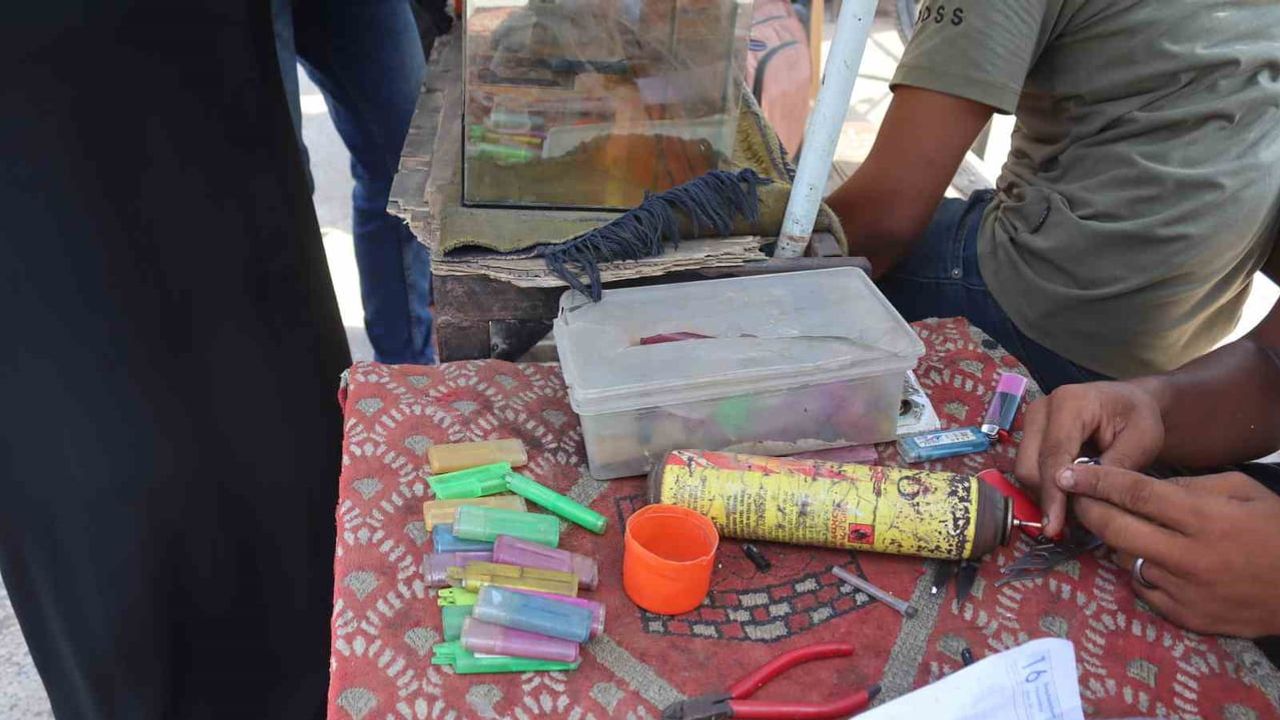Gazze'de çakmaklar loks hale geldi: tamir ve paylaşımlar günlük çözüm oldu