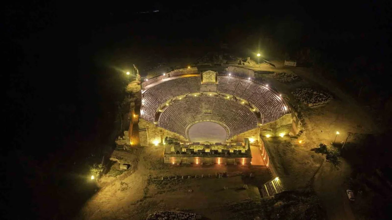 Gece müzeciliği güneş enerisiyle Tlos'ta yeni bir boyut kazanıyor