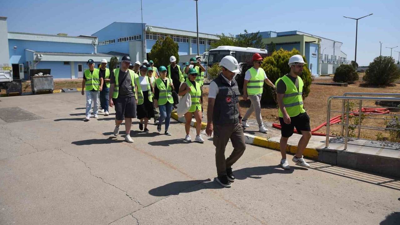 Geleceğin hekimleri BASKİ tesisinde içme suyunun yolculuğunu yerinde inceledi