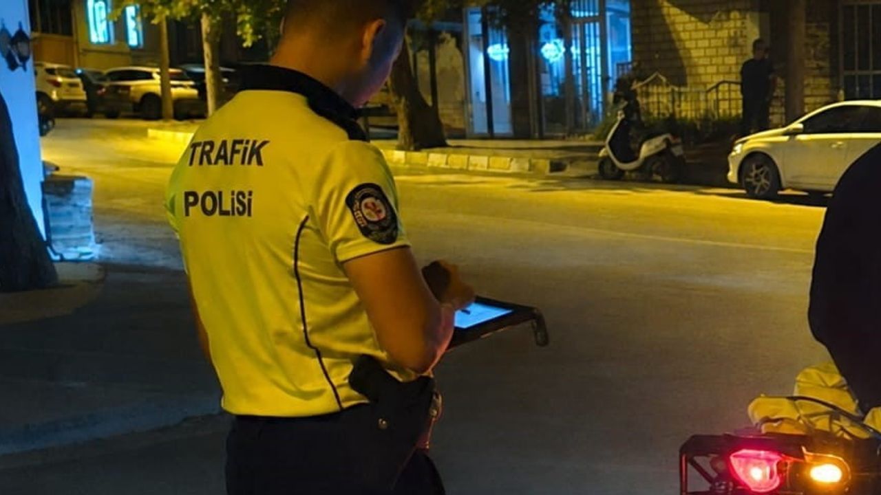 Gelibolu'da denetimden kaçtı, söktüğü plaka pahalıya patladı