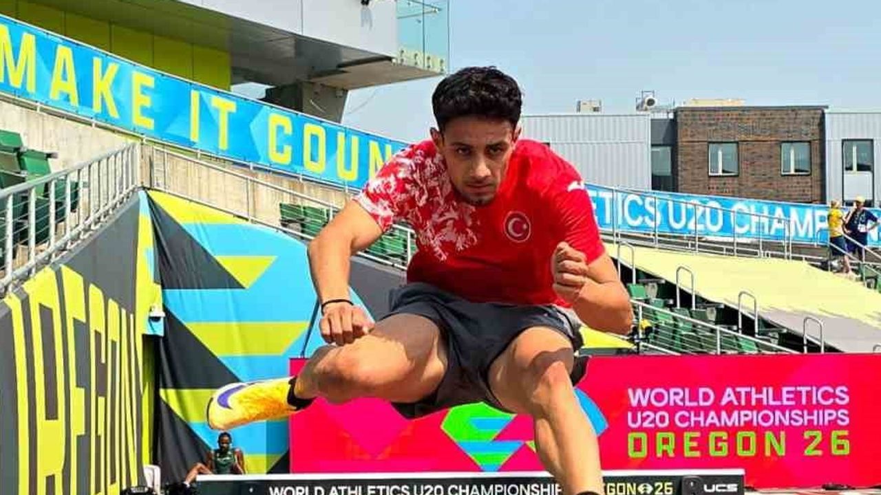 Genç engeli aşan atlet: Koray Uygun u20'de Türkiye rekoru kırdı, dünya yedincisi oldu