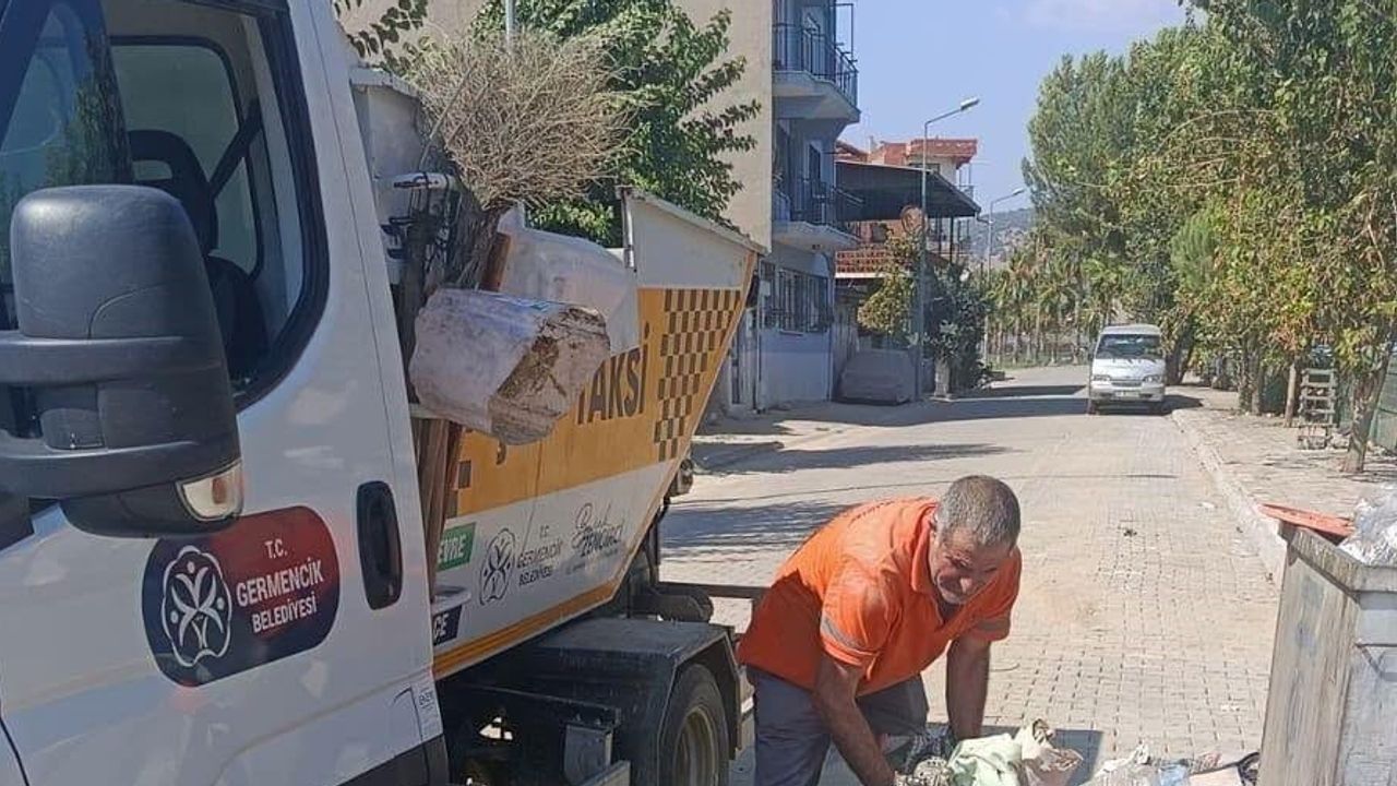 Germencik'te çevre hassasiyeti: konteynerlere eşya bırakılmasın