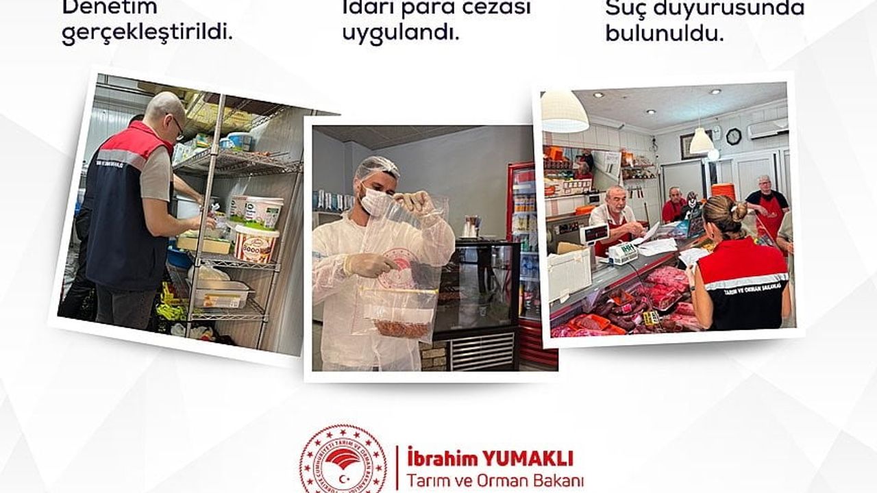 Gıda denetimlerinde sıkı takip: Bakan Yumaklı temmuz sonuçlarını paylaştı