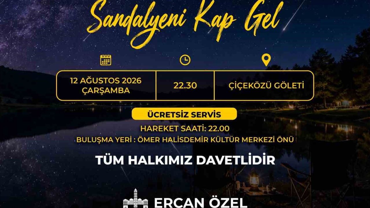 Gökyüzü şöleni Çiçeközü Göleti'nde buluşmaya hazırlanıyor