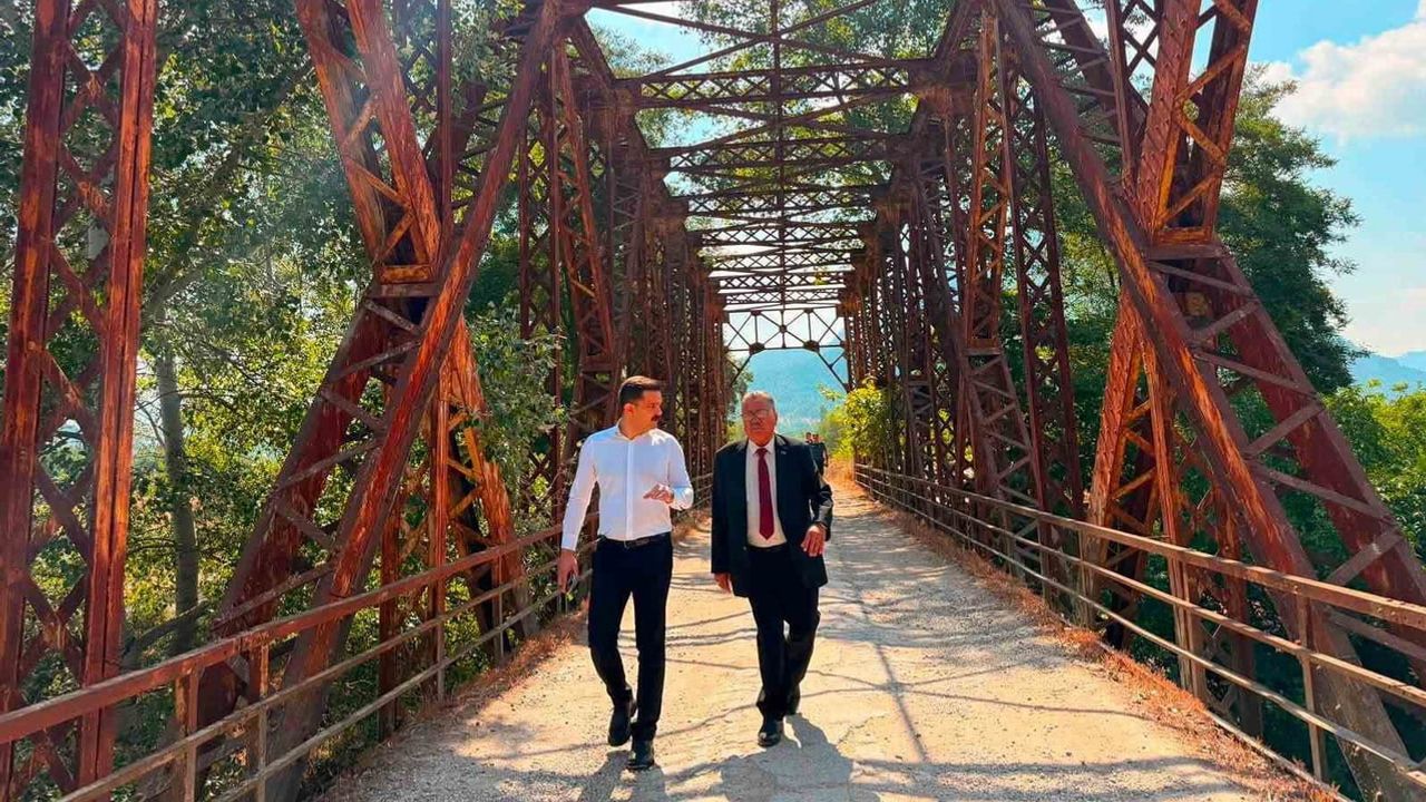 Gölpazarı'nın tarihi Demirköprü ve 550 rakımlı Meryem Dağı turizme hazırlanıyor