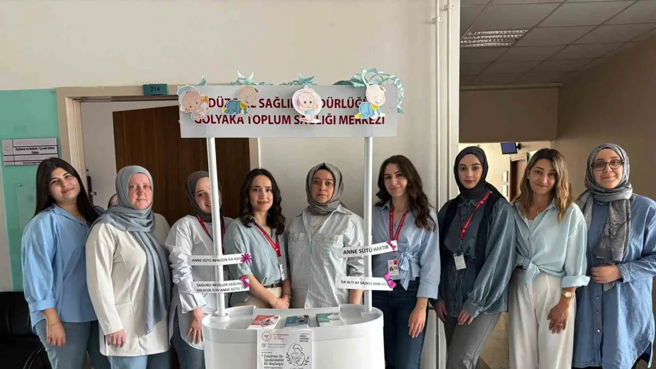 Gölyaka’da anne sütü farkındalığı için sağlık kurumları güç birliği yaptı