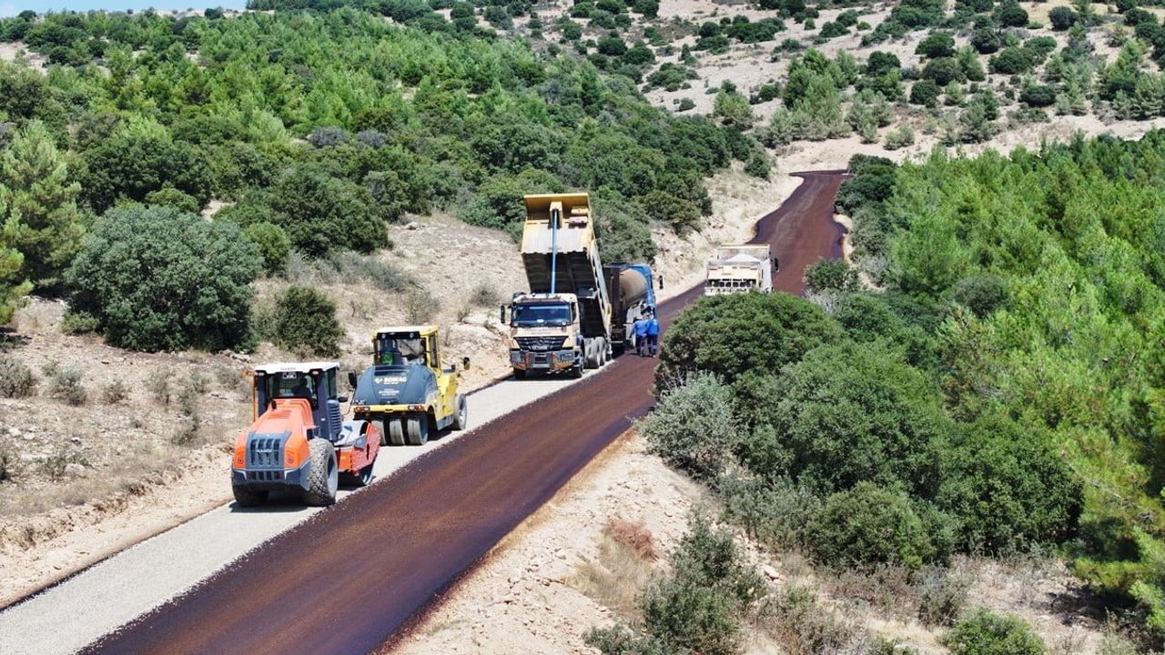 Gömce-imrallı: dört ilçeyi birbirine bağlayan stratejik yol hizmete açıldı