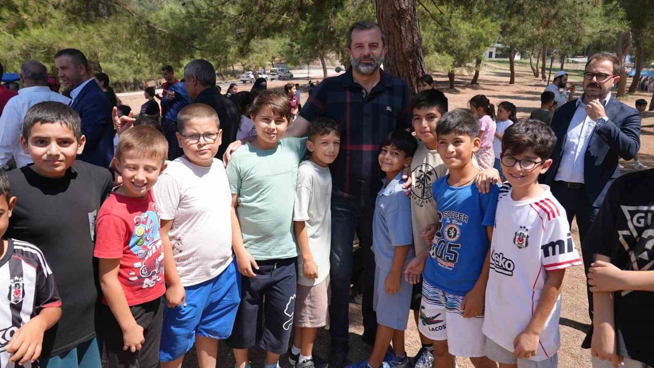 Gürsu'da orman parkında yaz coşkusu: Kur’an kursu öğrencileri şenlikte buluştu