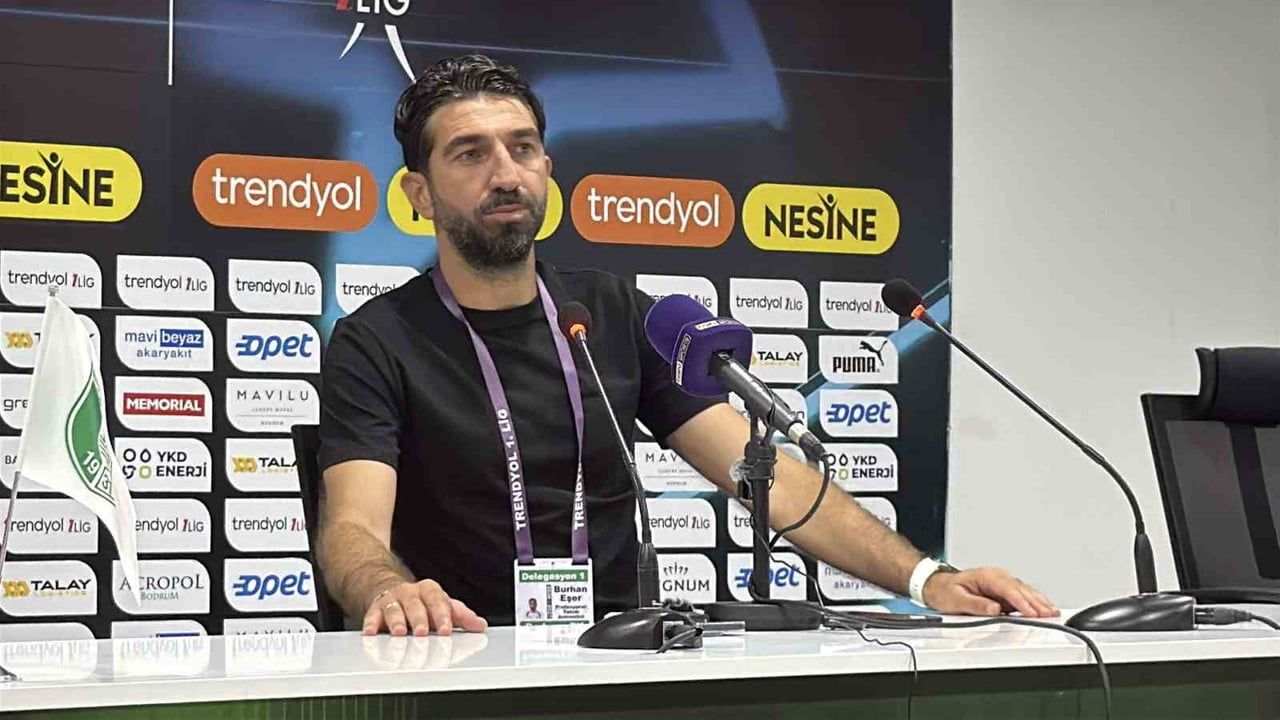 Hakimiyete rağmen gol sesi çıkmadı: Burhan Eşer oyuncuların mücadelesinden memnun