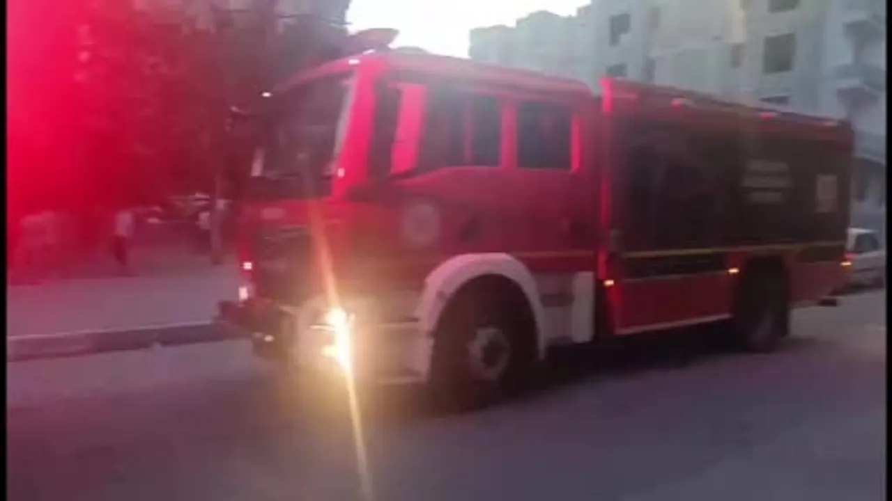 Haliliye'de bodrum yangınında itfaiye küçük canları kurtardı