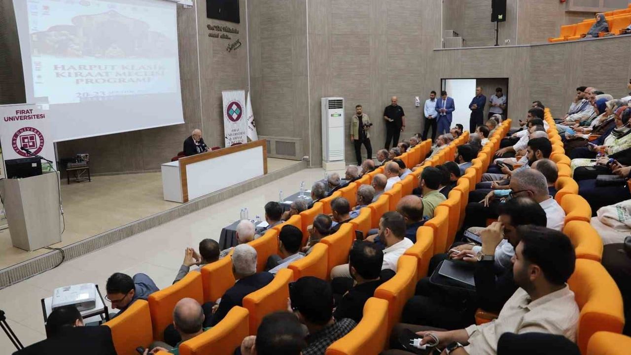 harput klasik kıraat meclisi programı elazığ'da başladı