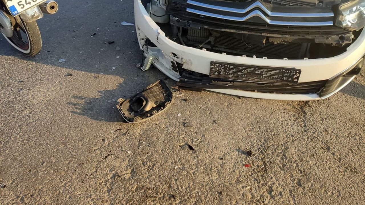 Hasköy-Korkut yolunda yan yola giriş yapan araçla çarpışma: motosiklet sürücüsü ağır yaralandı