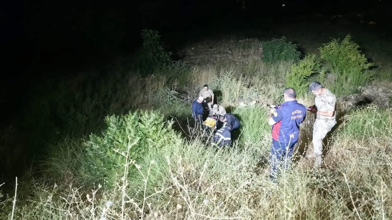 Hassa'da koordineli müdahale yamaçtan düşen vatandaşı kurtardı