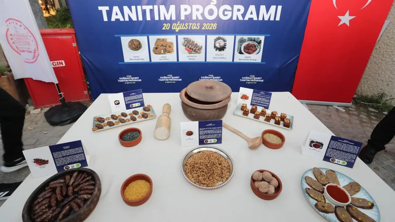 Hatay’ın gastronomi mirası 75 coğrafi işaretle güçleniyor