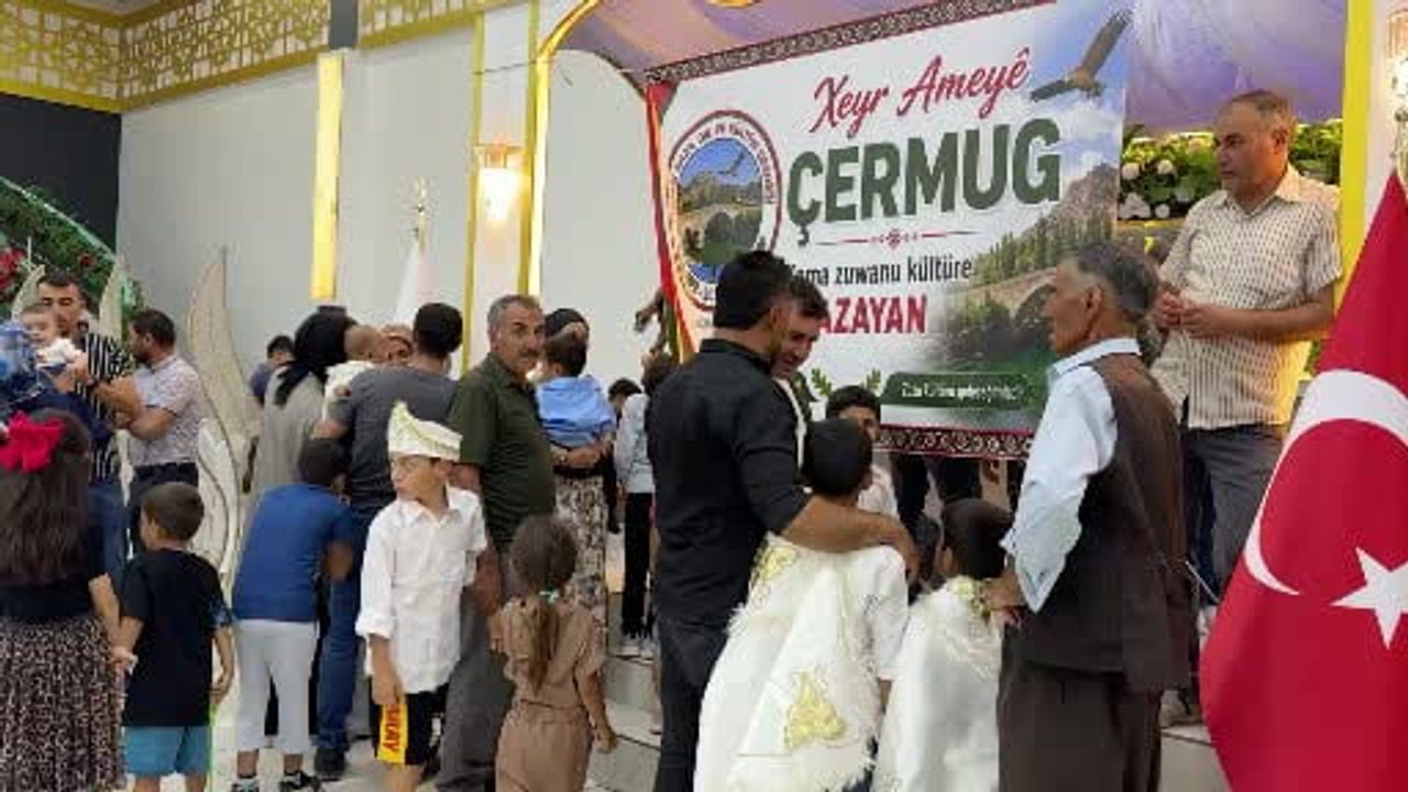 Hayır yemeğiyle başlayan şölen Çermik'te 100 çocuğun sünnetiyle tamamlandı