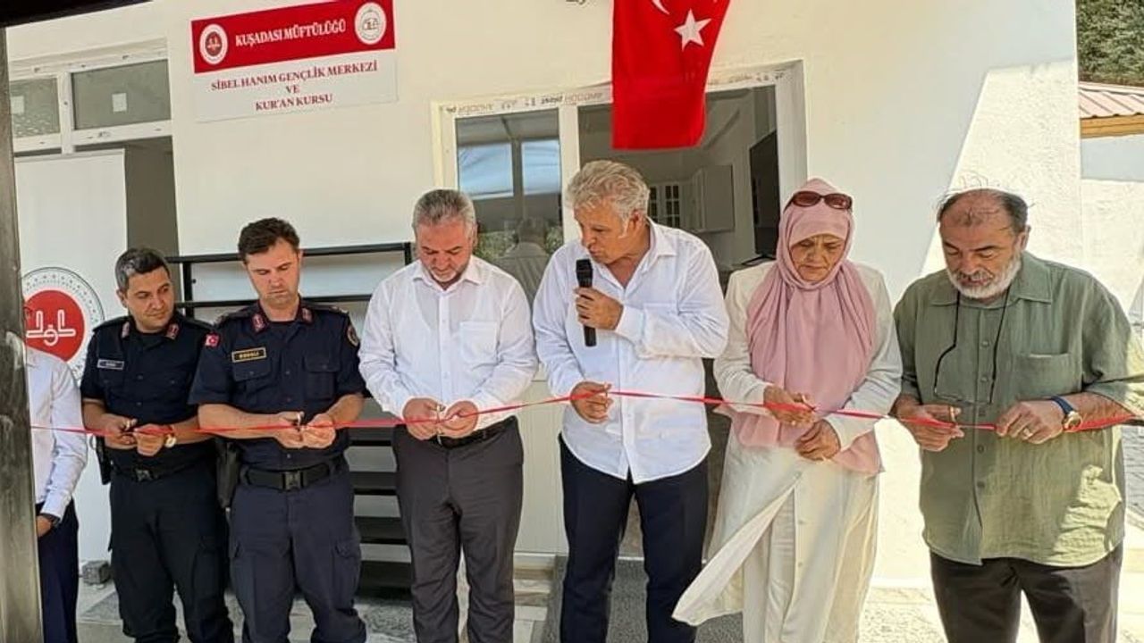 Hayırsever katkısıyla Kuşadası'nda gençlerin manevi eğitimine yeni merkez