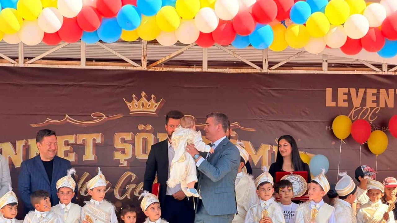 Haymana'da yüzler güldü: 50 çocuğun katıldığı toplu sünnet şöleni