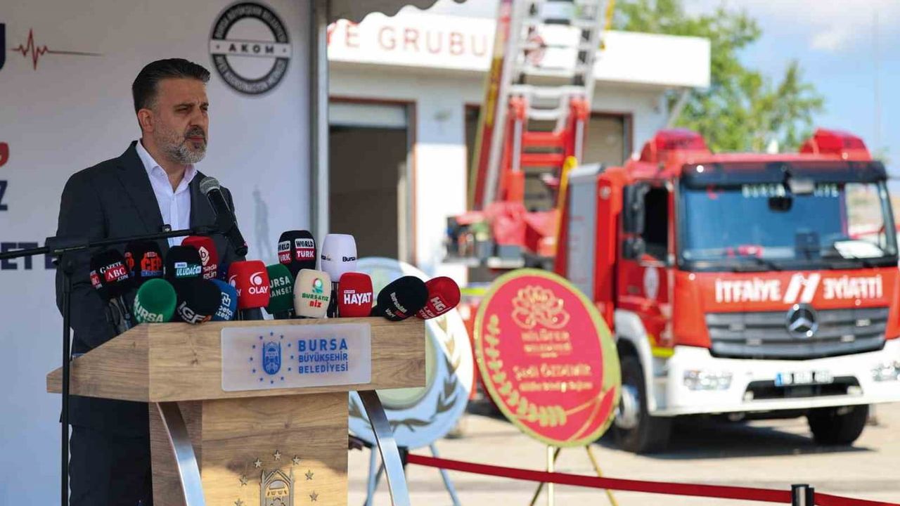 Hazırlıkta öncelik tedbir: Bursa itfaiyesi eğitim merkezi ve araçlarla güçleniyor