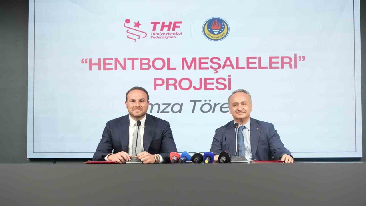 Hentbolda eğitim ve altyapı hedefiyle 'Hentbol Meşaleleri' protokolü imzalandı