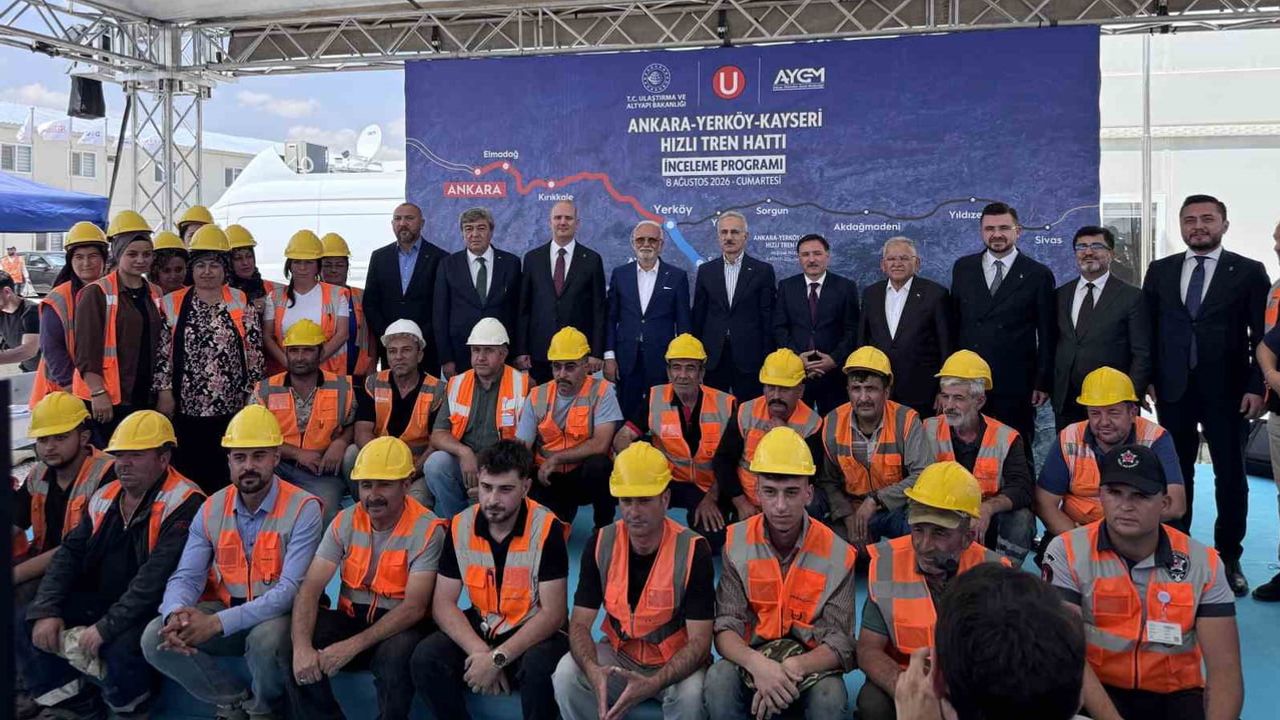 Hızlı trenle Kayseri bir adım daha yakın: Yerköy-Kayseri hattında yüzde 50 ilerleme
