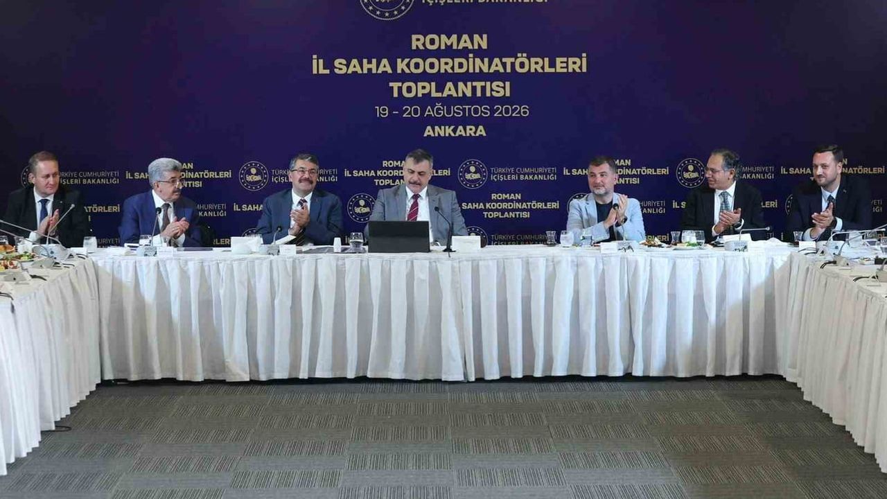 İçişleri bakanı Çiftçi, roman çalışmalarında saha koordinasyonunun önemini vurguladı