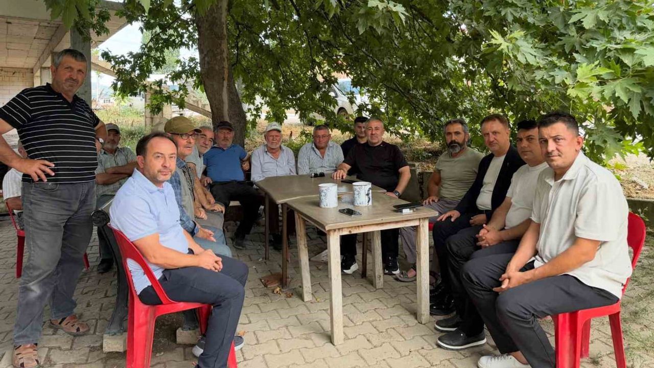 İl başkanı Serkan Yıldırım Osmaneli köylerinde hemşerileriyle buluştu