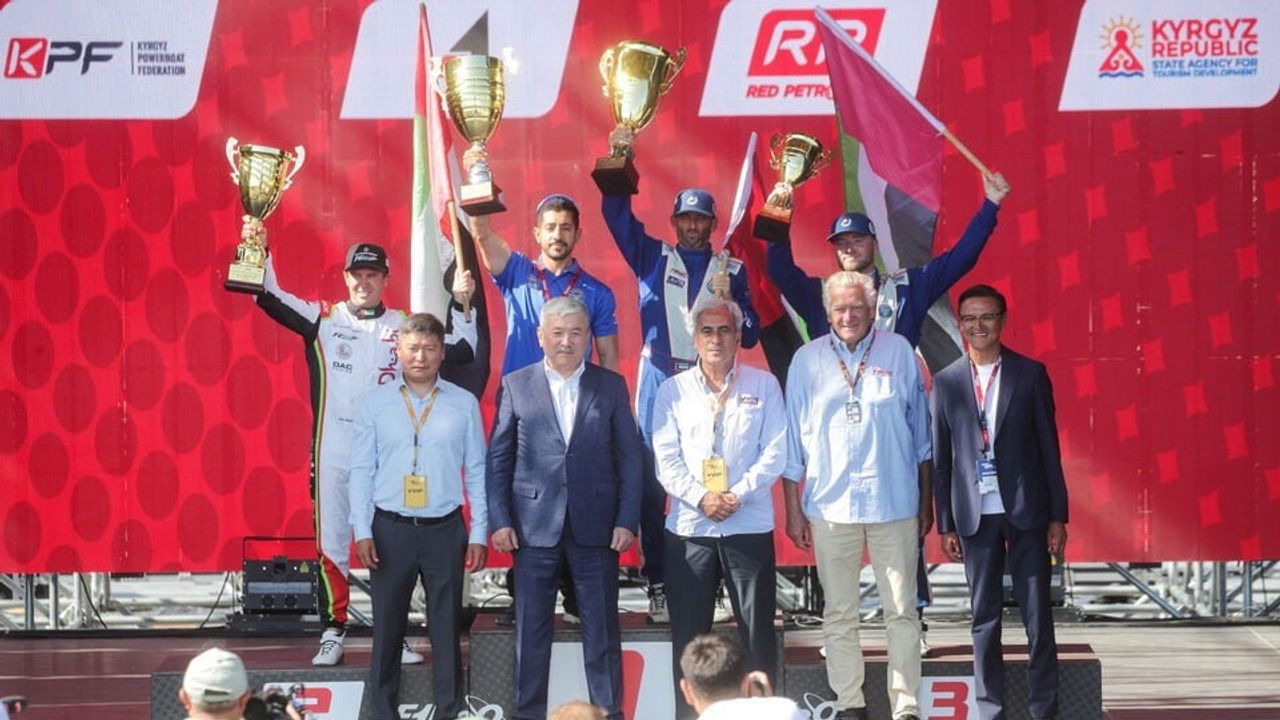 İlk kez Orta Asya’da: F1H2O Dünya Şampiyonası'nın Issık Göl etabında kupalar sahiplerini buldu