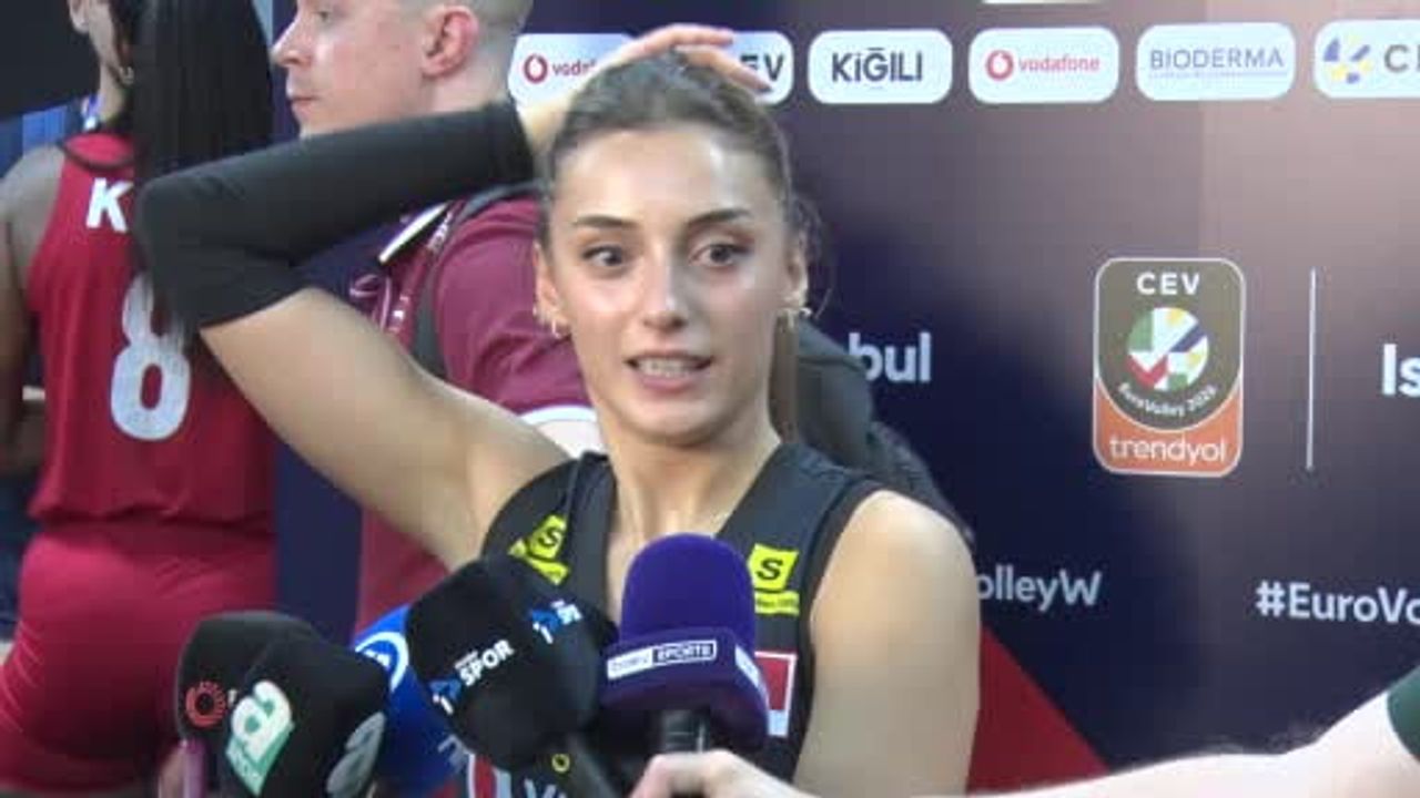 İlk maçta net galibiyet morali: Eylül Akarçeşme Yatgın memnun