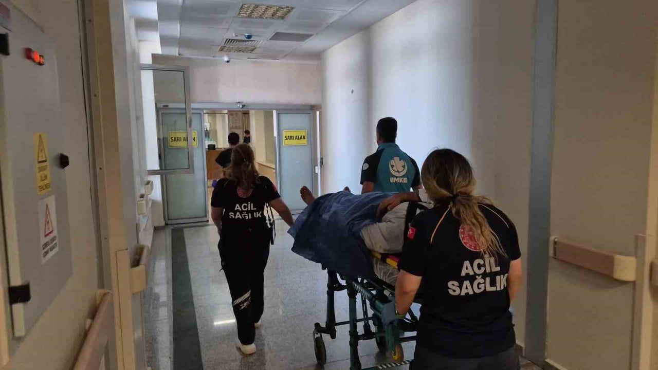 İncir toplarken dengesini kaybeden kişi hastaneye kaldırıldı