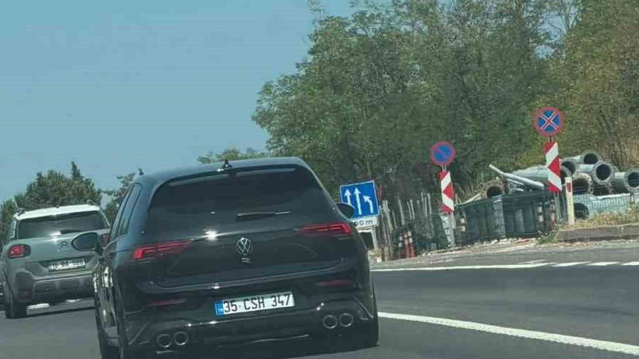 İnegöl'de şeritleri hiçe sayan sürücüye 10 bin lira ceza