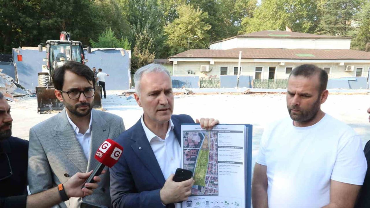 İnegöl'ün merkezi canlanıyor: Kuğulu Park 25 bin m2 ile yeniden hayat buluyor