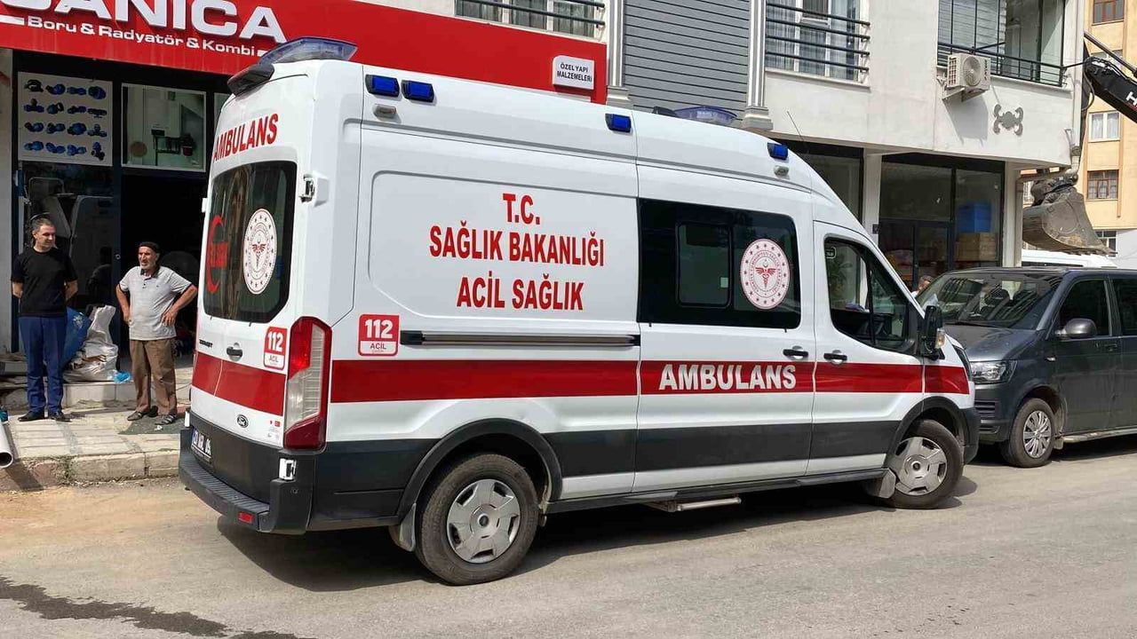 İnşaat denetimi sırasında düşen mühendis tedaviye alındı