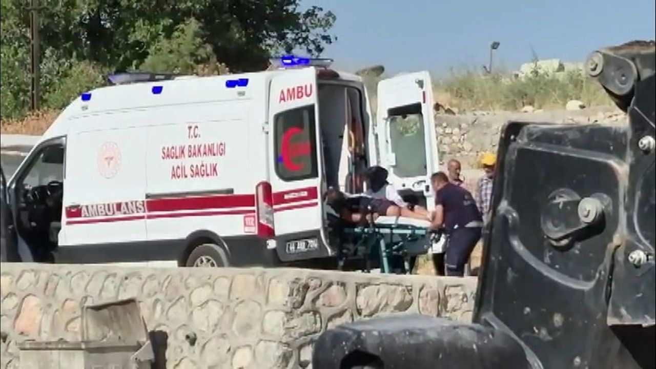 İnşaatta cam çarpması: Başpınar'da operatör hastaneye kaldırıldı