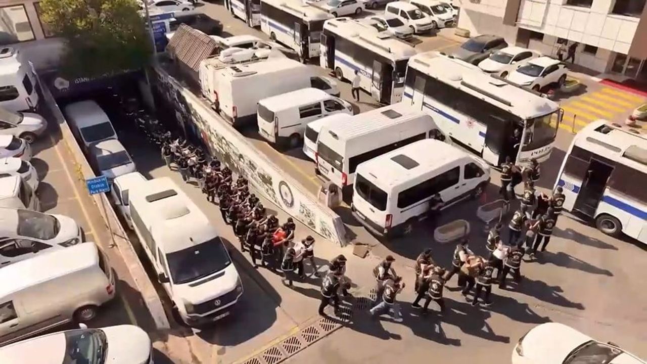 İstanbul'da organize suç şebekelerine karşı bir aylık operasyonun sonuçları: 217 gözaltı